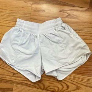 Lululemon shorts. Size 0 4 inches. Color white.